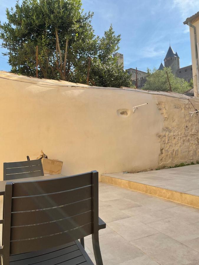 Ma Pierre A L'Edifice, Face A La Cite Vue Sublime, Studio Avec Terrasse Каркасон Екстериор снимка