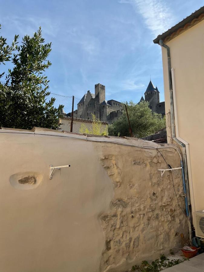 Ma Pierre A L'Edifice, Face A La Cite Vue Sublime, Studio Avec Terrasse Каркасон Екстериор снимка