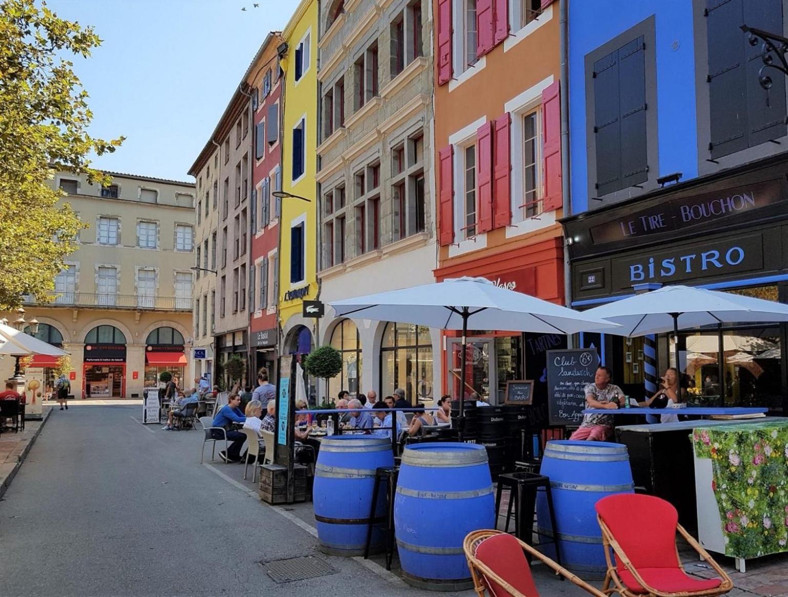 Ma Pierre A L'Edifice, Face A La Cite Vue Sublime, Studio Avec Terrasse Каркасон Екстериор снимка